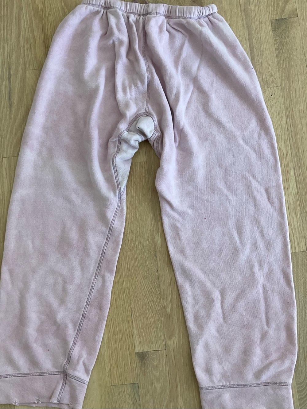 LoveShackFancy Pale Pink Kids Fleece Joggers